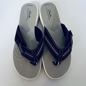 Clarks Women's Brinkley JAZZH Cloudsteppers Sandal, Black, Women Size 10 M NEW